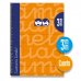 Lamela Cuaderno Espiral con 80 Hojas de 70g/m2 con Margen - Formato Cuarto - Pauta Cuadrovia de 3mm - Cubierta Extra Dura - Papel Offset Blanco Extra - Color Naranja