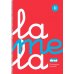 Lamela Cuaderno Espiral con 80 Hojas de 90g/m2 con Margen - Formato Folio - Pauta Cuadrovia de 4mm - Cubierta de Polipropileno - Papel Offset Blanco Extra - Color Rojo Fluorescente