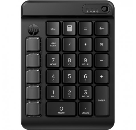 HP 430 Teclado Numerico Inalambrico - 9 Teclas Programables - Bluetooth - Color Negro