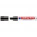 Edding 800 Rotulador Permanente - Punta Biselada - Trazo entre 4 y 12 mm. - Recargable - Secado Instantaneo - Color Negro (5 uds)