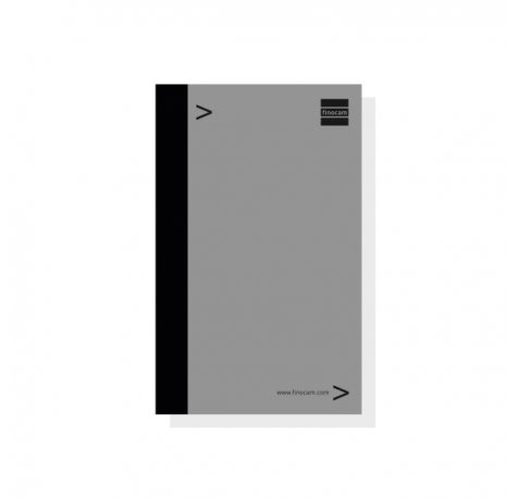 Finocam Bloc de Notas para Agendas Duo - Formato E5 - 117x5x181mm - Color Gris
