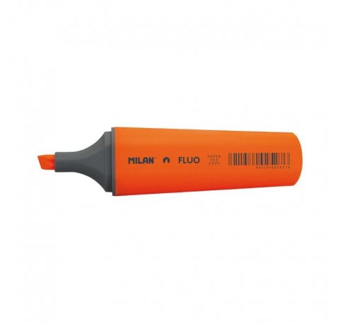 Milan Marcador Fluorescente - Punta Biselada 1 - 4.8mm - Color Naranja (12 uds)