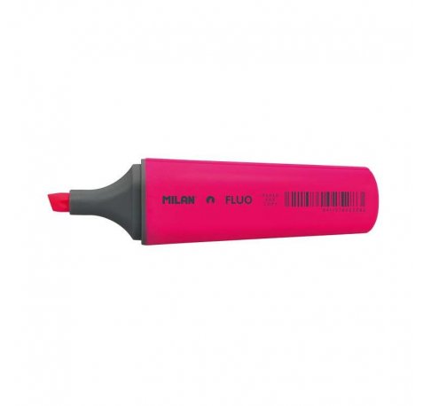 Milan Marcador Fluorescente - Punta Biselada 1 - 4.8mm - Color Rosa (12 uds)