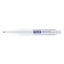 Milan Boligrafo Corrector - Punta Metalica - Capacidad 7ml (12 uds)