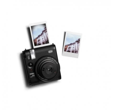 Fujifilm Instax Mini 99 Camara Instantanea - TamaÃ±o de Imagen 62x46mm - Flash Auto - Exposicion Automatica - 6 Efectos de Color Integrados - Color Negro