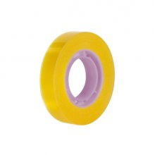 Milan Cinta Adhesiva Transparente - Medidas 12mm x 33m - Color Amarillo Transparente (12 uds)
