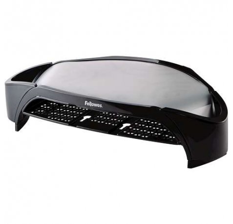 Fellowes Smart Suites Soporte para Monitor - 3 Alturas Ajustables - Incluye Bandeja Portadocumentos - Peso Max 10kg