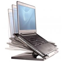 Fellowes Designer Suites Soporte para Portatil - Altura Ajustable en 4 Posiciones - Angulo de Inclinacion 30º - Base Antideslizante - Color Negro Fellowes Designer Suites Soporte para Portatil - Altura Ajustable en 4 Posiciones - Angulo de Inclinacion 30º - Base Antideslizante - Color Negro
