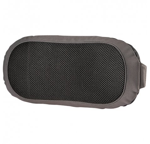 Fellowes I-Spire Series Cojin Lumbar - Correa Ajustable - Fabricado en Suave Espuma - Color Negro/Gris