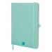 Finocam Nexo Cuaderno de Tapa Dura - 72 Hojas - Formato A5 - 148x210mm - Rayado Horizontal - Papel Crema de 80g/m2 - Bolsillo Interior - Portaboligrafo - Hojas Microperforadas - Color Turquesa