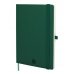 Finocam Nexo Cuaderno de Tapa Blanda - 72 Hojas - Formato A5 - 148x210mm - Papel Crema de 80g/m2 - Liso - Bolsillo Interior - Cierre con Goma - Hojas Microperforadas - Color Verde Oscuro