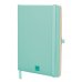 Finocam Nexo Cuaderno de Tapa Blanda - 72 Hojas - Formato A5 - 148x210mm - Papel Crema de 80g/m2 - Bolsillo Interior - Cierre con Goma - Portaboligrafo - Hojas Microperforadas - Color Turquesa