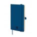 Finocam Nexo Cuaderno de Tapa Blanda - 72 Hojas - 90x150mm - Rayado Horizontal - Papel Crema de 80g/m2 - Bolsillo Interior - Portaboligrafo - Hojas Microperforadas - Color Azul Marino