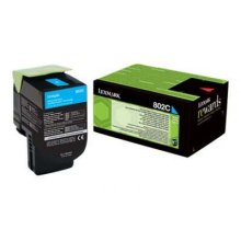 Lexmark CX310 / CX410 / CX510 Cyan Cartucho de Toner Original - 80C20C0 / 802C