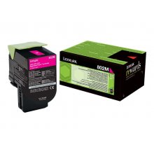 Lexmark CX310 / CX410 / CX510 Magenta Cartucho de Toner Original - 80C20M0 / 802M