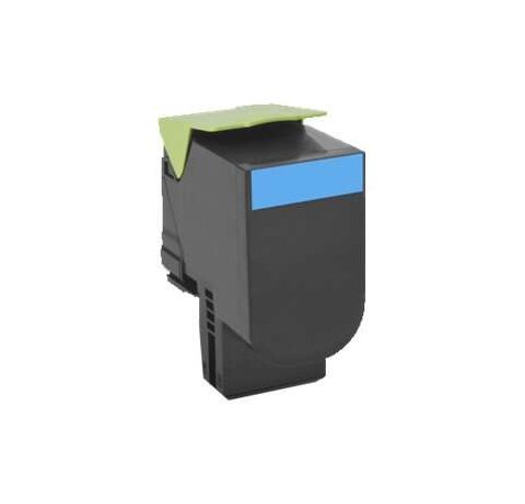 Lexmark CX410 / CX510 Cyan Cartucho de Toner Original - 80C2HC0 / 80C2HCE / 802HC