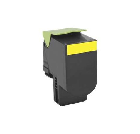 Lexmark CX410 / CX510 Amarillo Cartucho de Toner Original - 80C2HY0 / 80C2HYE / 802HY