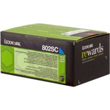 Lexmark CX310 / CX410 / CX510 Cyan Cartucho de Toner Original - 80C2SC0 / 80C2SCE / 802SC