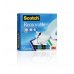 Scotch Cinta Adhesiva Invisible 19mm x 33m - Reutilizable - Transparente