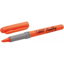 Bic Highlighter Grip Marcador Fluorescente - Punta Biselada - Trazo entre 1.60 y 3.30 mm - Grip Texturizado - Color Naranja (12 uds) Bic Highlighter Grip Marcador Fluorescente - Punta Biselada - Trazo entre 1.60 y 3.30 mm - Grip Texturizado - Color Naranja (12 uds)