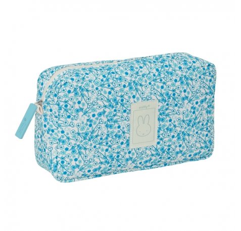 Safta Miffy Mum Garden Neceser de 4.05L - Compartimento con Cremallera - Repele el Agua - Facil de Limpiar - Ideal para Viajes - 280x90x160mm - Color Azul Claro