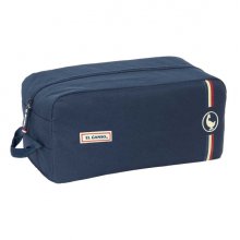 Safta el Ganso Eclipse Zapatillero - Asa Lateral - 9L - Resistente - Facil Transporte - 340x180x150mm - Color Azul Marino