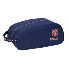 Safta F.C.Barcelona 2Âª Equipacion Zapatillero - Compartimento Ovalado con Cremallera - Asa Lateral - 9.18L - 340x180x150mm - Color Azul Marino