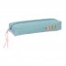 Safta Wicked Portatodo - Cremallera - Goma Elastica - 0.53L - 220x70x40mm - Color Turquesa