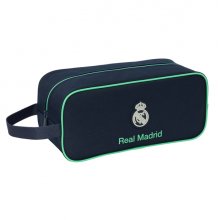 Safta Real Madrid 2Âª Equipacion 25/26 Zapatillero - Asa Lateral - 7L - Material Resistente - 340x140x150mm - Color Azul Marino