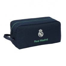 Safta Real Madrid 2Âª Equipacion 25/26 Zapatillero - Asa Lateral - 9L - Organizador Compacto - 340x180x150mm - Color Azul Marino