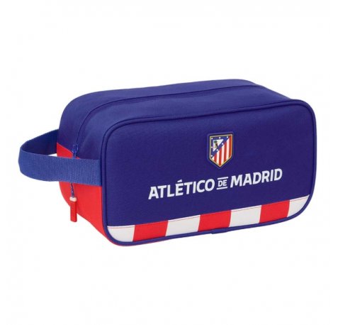 Safta Atletico de Madrid Zapatillero - Asa Lateral - 6L - Resistente - 290x140x150mm - Color Azul Marino