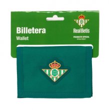 Safta Real Betis Balompie Billetera - Cabecera para Colgar - Cierre con Velcro - Resistente al Agua - Compartimentos Internos - Bolsillo con Cremallera - 125x10x95mm - Color Verde