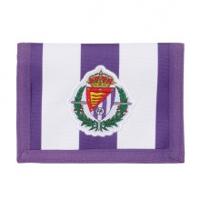 Safta Real Valladolid Billetera - Cabecera para Colgar - Cierre con Velcro - Compartimentos Internos - Bolsillo para Monedas - 125x10x95mm - Color Morado
