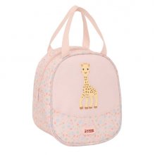 Safta Sophie la Girafe Joy Neceser Termo de 5.85L - Interior Forrado en Aluminio - Repelente al Agua - Asa Superior - 190x140x220mm - Color Rosa Pastel