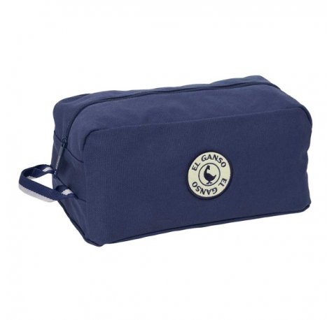 Safta el Ganso Jeans Zapatillero - Capacidad 9L - Asa de Mano Lateral - 34x15x18cm - Color Azul Marino