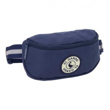 Safta el Ganso Jeans Bolsa de Cintura - Cremallera - Cintas Ajustables - Cierre de PVC - 23x14x9cm - Color Azul Marino Safta el Ganso Jeans Bolsa de Cintura - Cremallera - Cintas Ajustables - Cierre de PVC - 23x14x9cm - Color Azul Marino