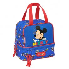 Safta Mickey Mouse Today Portameriendas de 6L - Asas Superiores - 200x150x200mm - Color Azul