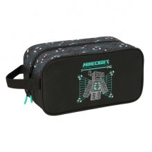 Safta Minecraft Screen Zapatillero Mediano - Capacidad 6L - Asa de Mano Lateral - 29x15x14cm - Color Negro Safta Minecraft Screen Zapatillero Mediano - Capacidad 6L - Asa de Mano Lateral - 29x15x14cm - Color Negro