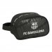 Safta F.C.Barcelona Neceser de 5L - Cremallera - Asa Lateral - Adapatable a Carro - 260x120x150mm - Color Negro