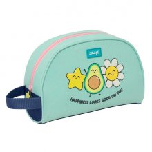 Safta Mr. Wonderful Estrella Neceser - Adaptable a Carro - Asa de Mano Lateral - Bolsillo Interior con Cremallera - 28x18x10cm - Color Turquesa Claro