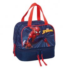 Safta Spider-Man Portameriendas de 6L - Asas Superiores - 200x150x200mm - Color Azul Marino