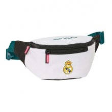 Safta Real Madrid Equipacion 26/27 Bolsa de Cintura - Cremallera - Cintas Ajustables - Cierre de PVC - Bolsillo Frontal - 23x12x9cm - Color Blanco y Negro Safta Real Madrid Equipacion 26/27 Bolsa de Cintura - Cremallera - Cintas Ajustables - Cierre de PVC - Bolsillo Frontal - 23x12x9cm - Color Blanco y Negro
