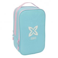 Safta Munich Sky Zapatillero Doble - Bolsillo Interior de Velcro - Compartimento Trasero con Cremallera - Asa de Mano - 21x36x16cm - Color Azul Pastel Safta Munich Sky Zapatillero Doble - Bolsillo Interior de Velcro - Compartimento Trasero con Cremallera - Asa de Mano - 21x36x16cm - Color Azul Pastel