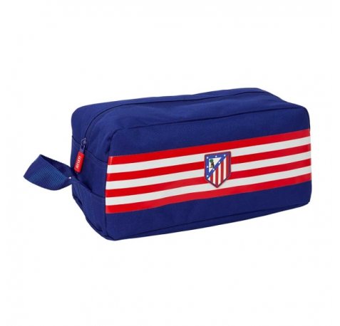 Safta Atletico de Madrid Zapatillero - Capacidad 9L - Asa de Mano Lateral - 34x15x18cm - Color Azul Marino