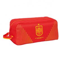 Safta Seleccion EspaÃ±ola de Futbol Zapatillero - Asa Lateral - 9L - Proteccion del Calzado - 340x180x150mm - Color Rojo