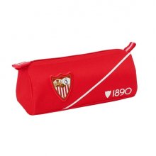 Safta Sevilla FC Portatodo - 1 Compartimento con Cremallera - 21x8x7cm - Color Rojo