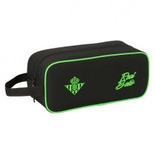 Safta Real Betis Balompie Zapatillero - Capacidad 7L - Asa de Mano Lateral - 34x15x14cm - Color Negro y Verde