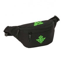 Safta Real Betis Balompie Bolsa de Cintura - Cremallera - Cintas Ajustables - Cierre de PVC - Bolsillo Frontal - 23x12x9cm - Color Negro y Verde Safta Real Betis Balompie Bolsa de Cintura - Cremallera - Cintas Ajustables - Cierre de PVC - Bolsillo Frontal - 23x12x9cm - Color Negro y Verde