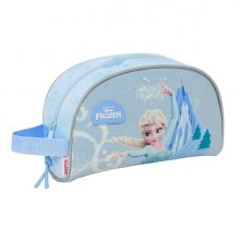 Safta Frozen Neceser - Adaptable a Carro - Asa de Mano Lateral - Bolsillo Interior con Cremallera - 26x16x9cm - Color Azul Pastel