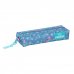 Safta Frozen Portatodo - Cremallera - Goma Elastica - 0.53L - 220x70x40mm - Color Azul